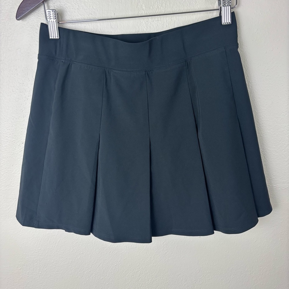 Abercrombie & Fitch Pleated Tennis Skirt Skort In Black Women’s Size Medium - Picture 4 of 6